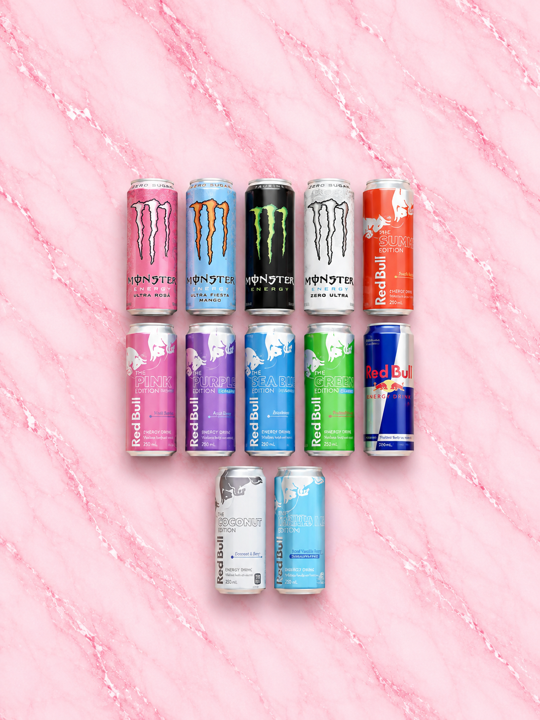 Redbull/Monster mini drinks