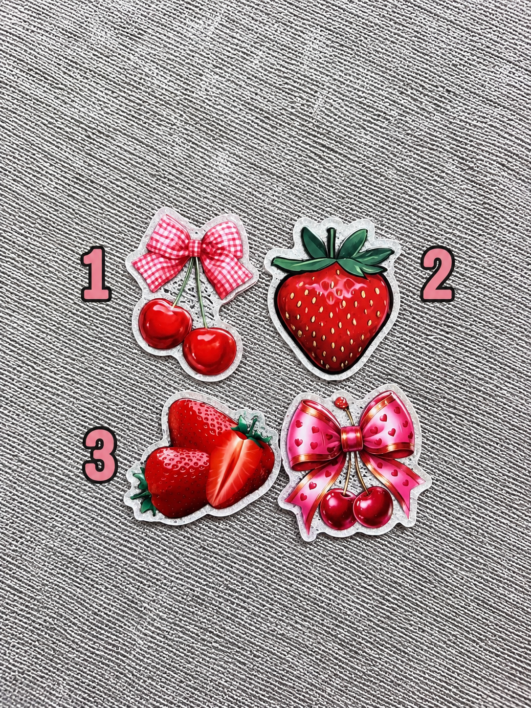 Strawberry and cherry