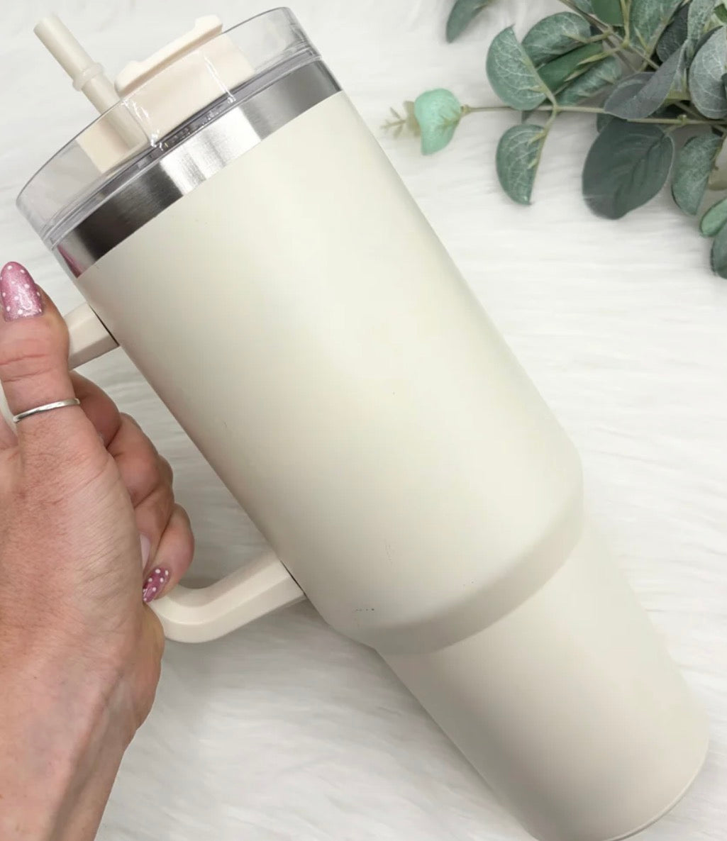 40oz solid colour tumbler