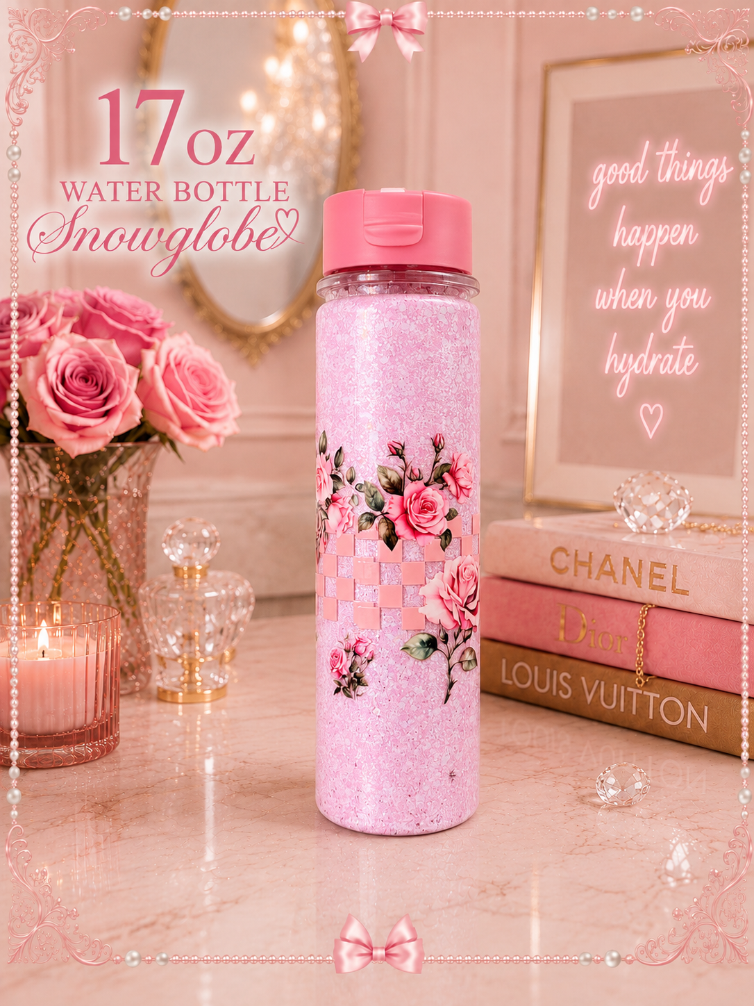 Tall water bottle